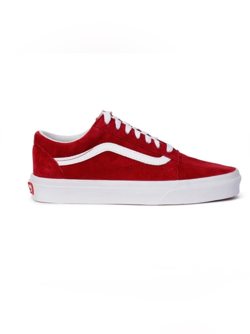 Vans Scooter Red Suede Old Skool Shoe - 8